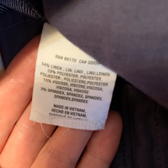 Linen Anthropologie frill pants - Picture 3 of 3